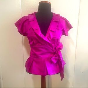 Diane Von Furstenberg silk wrap shirt 4